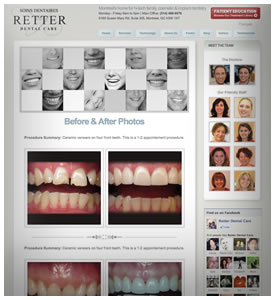 Retter Dental - Website Content